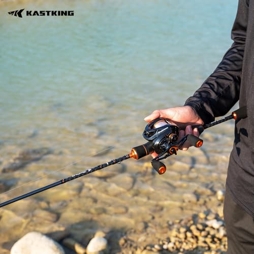 KastKing Zephyr Finesse Fishing Rods – BFS Baitcasting & Spinning Rods, IM6 Graphite, Extra Twin-Tip, 2pc & 3pc Travel Design, Ultra-Light Lure Casting, Stainless Steel Guides with Zirconium Rings - size: 6'9"- L- Fast (3pcs+ Extra Tip), style: Bait Fines