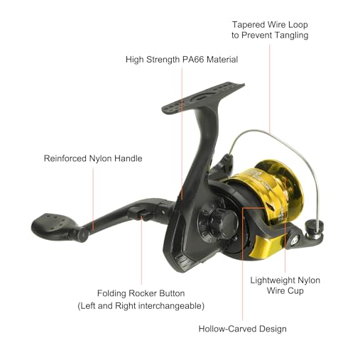 PATIKIL Fishing Reel Left/Right Interchangeable Handle - color: Gold