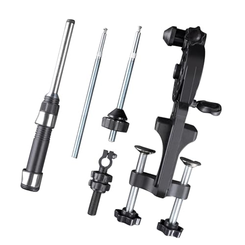 Fishing Line Spooler Tool Adjustable for Baitcasting Reels Ergonomic Spooling Machine Accessory for Adults Men - color: with Line Pole