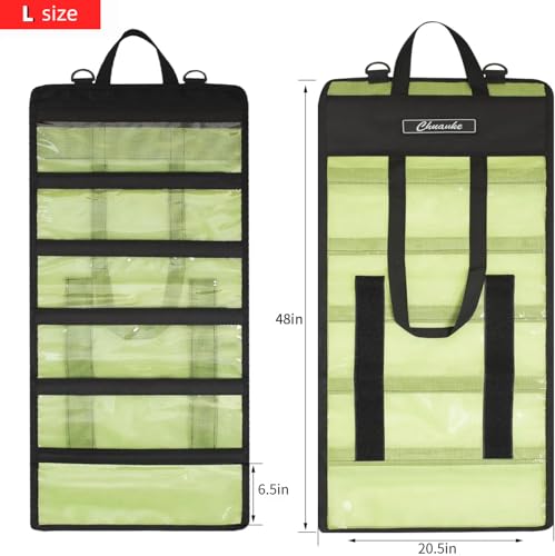Lure Bag 6 Pocket PVC Protective Cover Durable Fishing Bag | Trolling Lure Tackle Box - size: Large