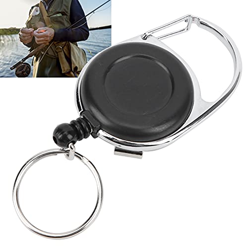 Fly Fishing Retractor Retractable Steel Wire Tool Retractor Clip Fly Fishing Anglers Gear