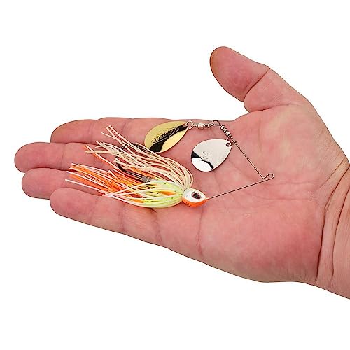Berkley Power Blade Compact Fishing Spinnerbaits - color: Coleslaw/Silver + Gold, size: 1/2 oz - Colorado Willow