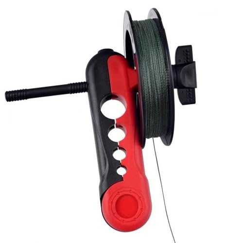 Light Weight Fishing Reel Winders Portable Reel Line Spoolers Machine Baitcasting Rotating Reel Spoolers - color: Blue black