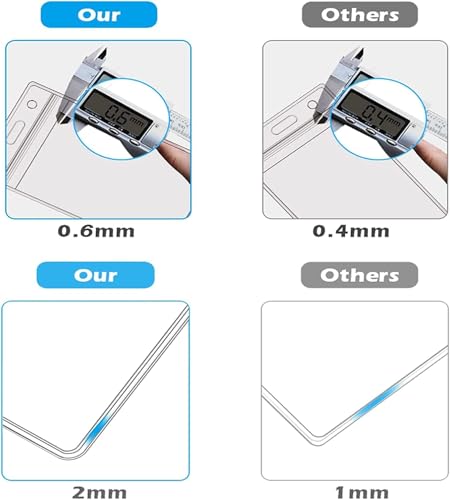 5 Pack Clear ID Badge Holder with Lanyard Black Lanyards with Vertical Waterproof ID Badge Holder (2#, 5Pcs) - color: Lanyard 2#, size: 5 Pcs