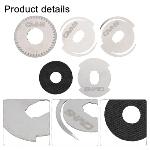 Fishing Reel Repair Kit for Metanium Right Hand, Baitcasting Drag Clicker WASHERs Set with Carbon Fiber System, Stainless Steel Parts for Smooth Drag Control