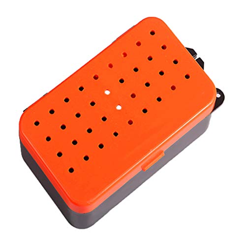 Storage Box, Breathable Fishing Live Baits Container Holder Box Worms Lures Storage Organizer-Small
