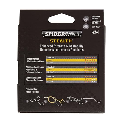 SpiderWire Stealth Braid Fishing Line - color: Hi-Vis Yellow, size: 300yd, style: 6lb Break Strength