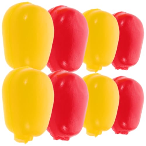 Garneck 200pcs Bionic Simulation Lure Artificial Corn Carp Fishing Lures Floating Silicone Baits Reusable Soft Baits for DIY and Ocean Beach Fishing