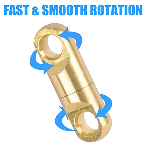 OROOTL Heavy Duty Barrel Swivels Saltwater Fishing Swivels Wind On Swivels for Big Game Fishing High Strength Stainless Steel Swivel Connector Tackle for Freshwater Fishing - size: 10.5mm_1500lb-10pcs