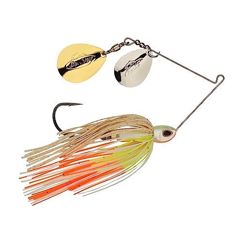 Berkley Power Blade Compact Fishing Spinnerbaits - color: Coleslaw/Silver + Gold, size: 1/2 oz - Colorado Willow