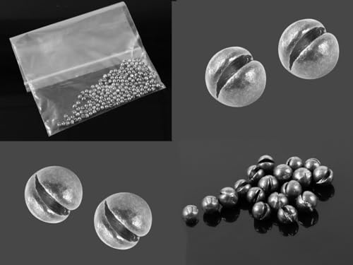 Split Shot Fishing Weights Fishing Sinkers Lead Split Shot Fishing Weights Sinkers Split Shot Sinkers for Fishing -Space Sinker 500Pcs - color: 1.8G / 0.004LB