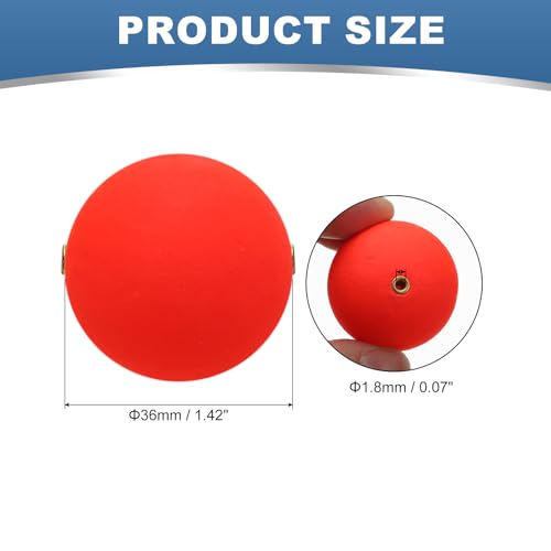 PATIKIL Fishing Bobbers Floats, Fishing Rig Float Round Slip Responsive Pompano Floats Buoy Rig Stoppers - size: 1.4 Inch
