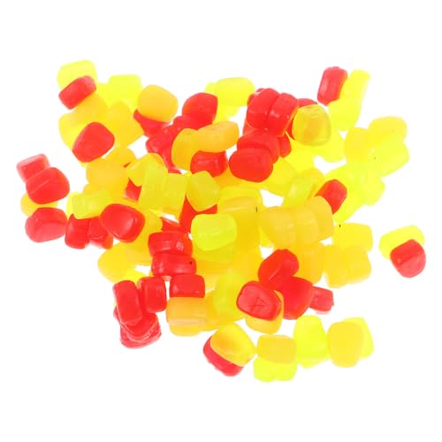 LABRIMP 150pcs Soft Silicone Artificial Corn Fishing Lures for Carp and Trout, Floating Simulation Bait with Reusable Design for Freshwater Fishing