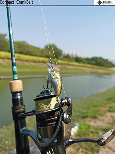 Crankbait Snaps & Snap Clips for Bass Lures, Duolock Snaps Fishing Freshwater, Duo Lock Fast Snaps Stainless Steel Higher Tensile Strength - size: SIZE1(75LB)100PCS