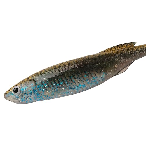 Berkley PowerBait Drip Minnow Fishing Soft Bait - color: HD Emerald Shiner, size: 4"