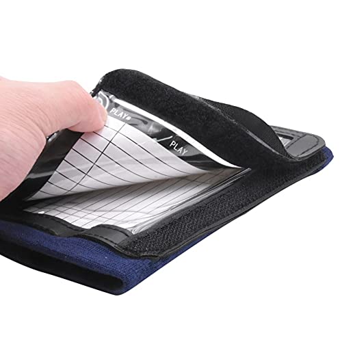 Ochine Single Wristband Playbook Map Case Wrist Map Holder, Waterproof Hiking Map Pouch Holder Document Dry Bag Holder Tactical Pouch Case for Outdoor Hiking Climbing Fishing Camping Accessories - color: B