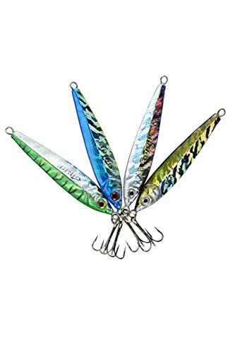 1.5oz-2.5oz Bullet Jig - 3 Pack - 4 Colors & 3 Weights to Choose from - color: Herring, size: 1.5oz