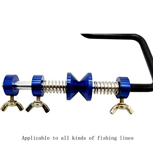 BLISSWILL Fishing Line Spooler System Silver Reel Winder Spool Tackle Fishing Line Winder Spooler Machine