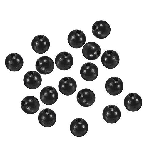 M METERXITY Glow Fishing Beads - Plastic Luminous Round Bait Egg Lure Rig Apply to Outdoor Tackle Tool - size: 6mm