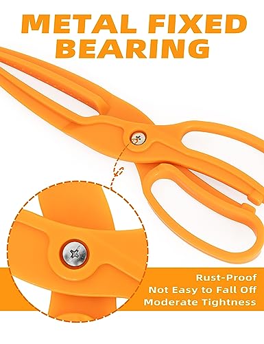 Bluewing Fishing Gripper 9.85in 1pc Control Tool Lightweight Clamp Controller Anti-Slip Fish Grabber - color: Orange