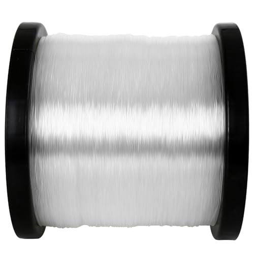 UANTA Monofilament Fishing Line, Superior Abrasion Resistance Mono Line, Ultimate Saltwater Fishing Line Leader Materials, 2025 New Fishing Line Unique Camo Design - color: CLEAR, size: 30LB(1200YDS)