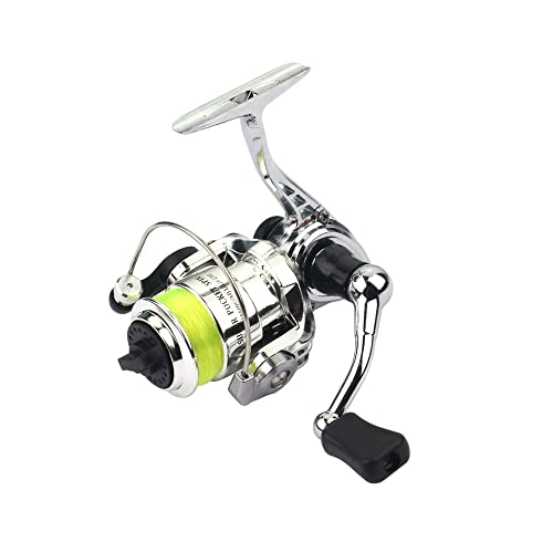Lixada Fishing Rod Reel Combo Mini Pen Fishing Pole Kit Telescopic Fishing Rod Spinning Reel Combo Kit - color: Black, size: 2.4 m