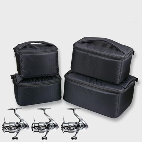 Shockproof Protective Case Internal Divider Fishing Reel Bag Reel Bag Case Splashproof Organizers Storage Storage - size: L