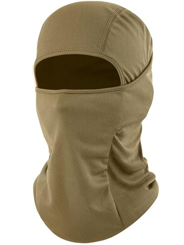 ROXUN Ski Mask Balaclava, Motorcycle Summer Cooling Breathable UV Protector - color: One Sand