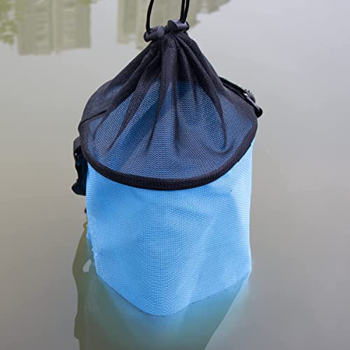 Fishing Bait Mesh Bag - Live Bait Storage Cage, Textilene Mesh Fishing Net - size: 1 Gallon