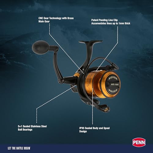 Penn Spinfisher VI Spinning Fishing Reel - size: 5500, style: Svii - New Model