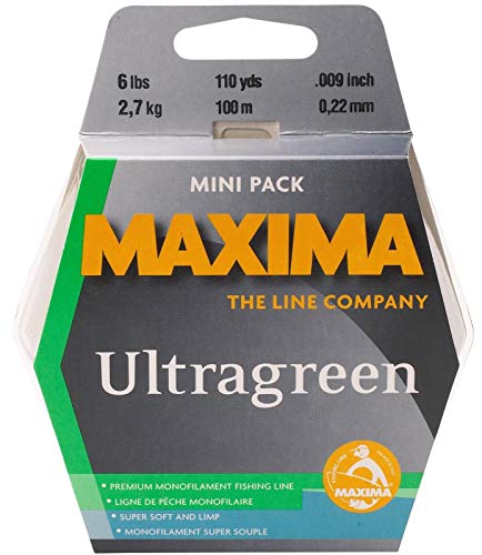Maxima Fishing Line Mini Pack - style: Ultragreen, 20-pound, 110-yard