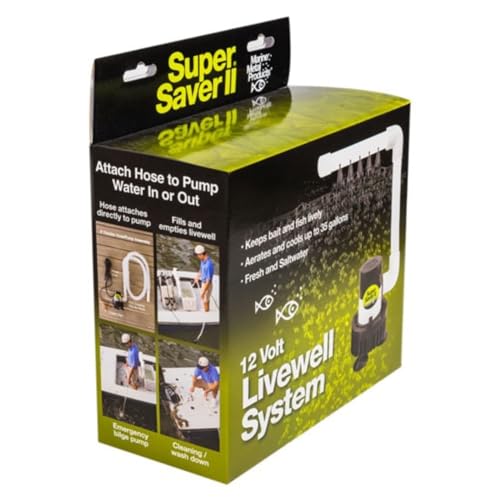 Marine Metal Super Saver Live Well Bait System & Aerator Kit - style: SS-II