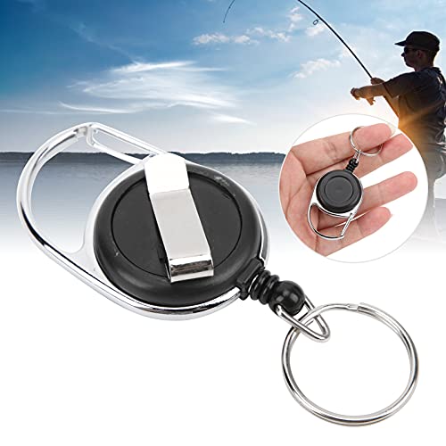 Fly Fishing Retractor Retractable Steel Wire Tool Retractor Clip Fly Fishing Anglers Gear