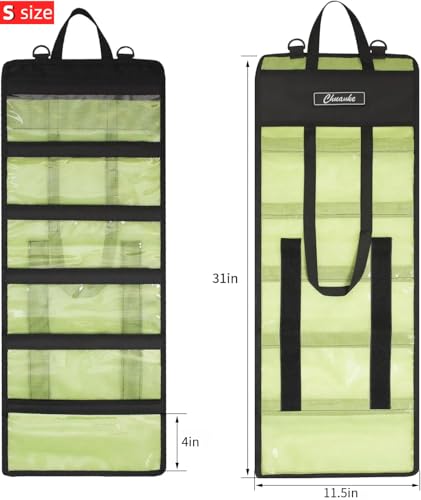 Lure Bag 6 Pocket PVC Protective Cover Durable Fishing Bag | Trolling Lure Tackle Box - size: Small