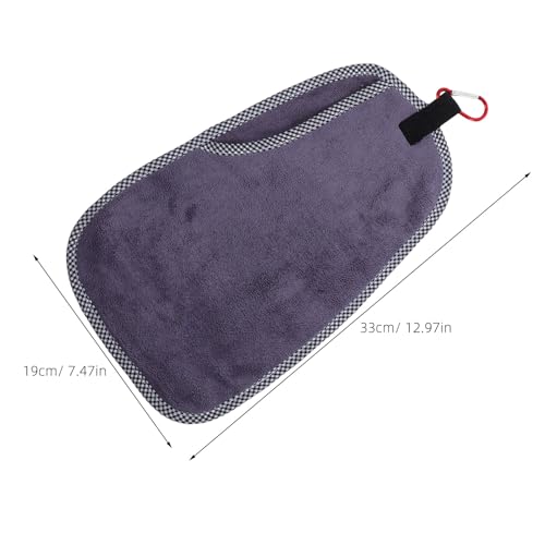 Luxshiny Fishing Towels with Clip, Super Absorbent Microfiber Rod Care and Hand Drying Towels, 2pcs for Outdoor Sports, Camping, Fitness, and Marine Use