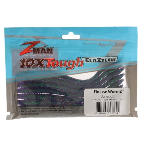 Z-Man Finesse WormZ Bait - color: June Bug