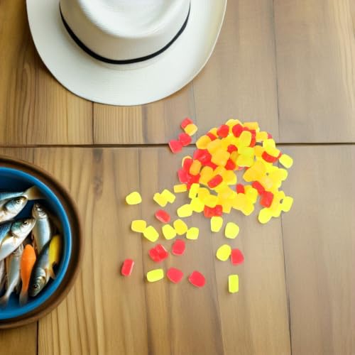 Healifty 150pcs Floating Artificial Corn Fishing Lures Soft Silicone Baits with Realistic Appearance and Natural Underwater Appeal for Freshwater Trout and Multiple Fish Species