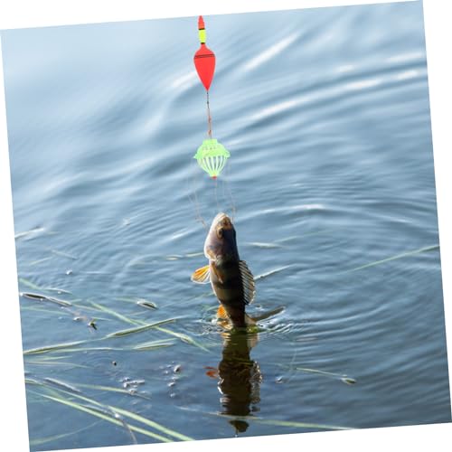YARNOW Fishing Float Set Explosive Hooks 10-Piece Artificial Fishing Bait Tackle Kit for Freshwater
