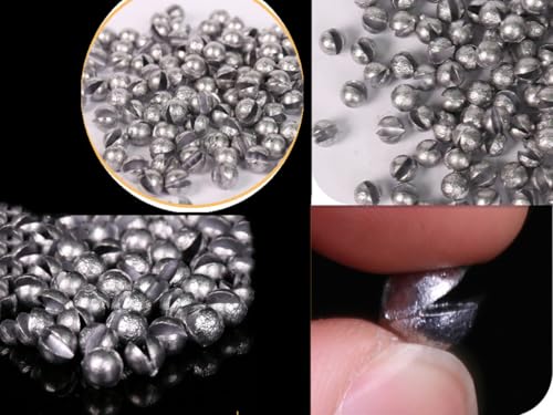 Split Shot Fishing Weights Fishing Sinkers Lead Split Shot Fishing Weights Sinkers Split Shot Sinkers for Fishing -Space Sinker 500Pcs - color: 0.3G / 0.0007LB