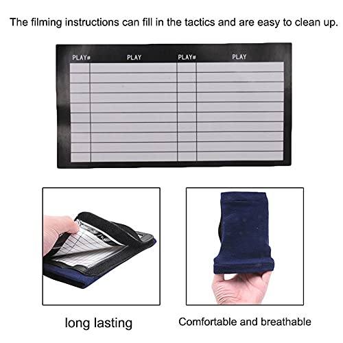 Ochine Single Wristband Playbook Map Case Wrist Map Holder, Waterproof Hiking Map Pouch Holder Document Dry Bag Holder Tactical Pouch Case for Outdoor Hiking Climbing Fishing Camping Accessories - color: B