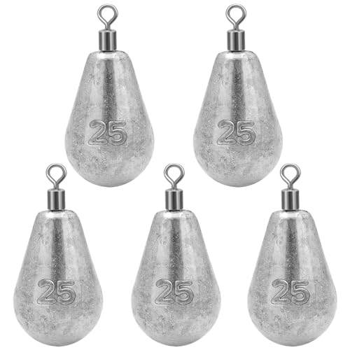 Long Casting Swivel Bell Sinkers Fishing Weights Drop Shot Weights with Swivels Fishing Lead Sinker 1/2oz 3/4oz 1oz 2oz 3oz - size: 3oz-5pcs