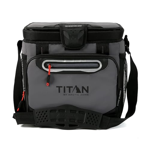 Titan by Arctic Zone Deep Freeze Cooler - Zipperless Hardbody Cooler - Deep Freeze Insulation, HardBody Liner, and SmartShelf