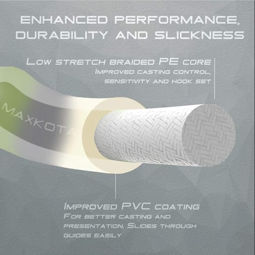 Maxcatch Troutlite Double Taper Floating Fly Line, 90ft, DT3F-DT6F, Easy Casting, with Two Welded Loops - size: DT4F-90FT