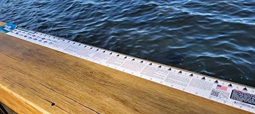 Salty Bones Florida Saltwater Lawsticker - 36" Sticker Ruler - Made in The USA - Latest Version