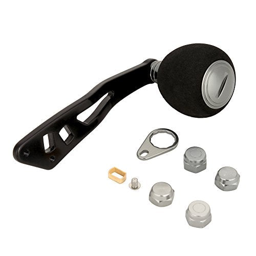 Fishing Reel Handle, Power Handle Baitcasting Eva Knob Micro Jigging Grip with Fittings Replacement Parts for Lowprofile Reel Quantum Accurist Power Handle Quantum Accurist Power Handle