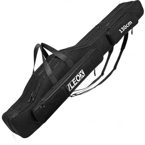 3 Layers Fishing Pole Bag, Fishing Rod Case, Portable Folding Fishing Rod Case Fishing Pole Reel Storage Bag Fishing Gears Organizer 130/150/170/190 - size: 130cm