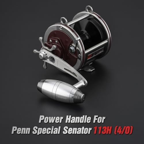 GOMEXUS Power Handle for Penn Special Senator 113H 4/0 Reel Power Handle (Not for 112H/114H)