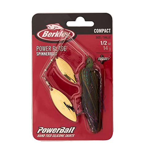 Berkley Power Blade Compact Fishing Spinnerbaits - color: Bama Bream/Gold + Gold, size: 3/8 oz - Willow Willow