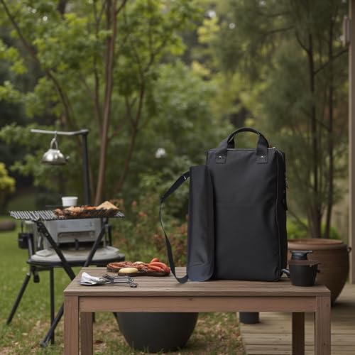 Multi-Function Heavy Duty Waterproof Organizer Bag - for Tripod, Grill Tools, Camping Gear, Beverage & Art Supplies Storage with Adjustable Shoulder Strap(27''(L) x3''(H)) - size: 27''(L)x3''(H)