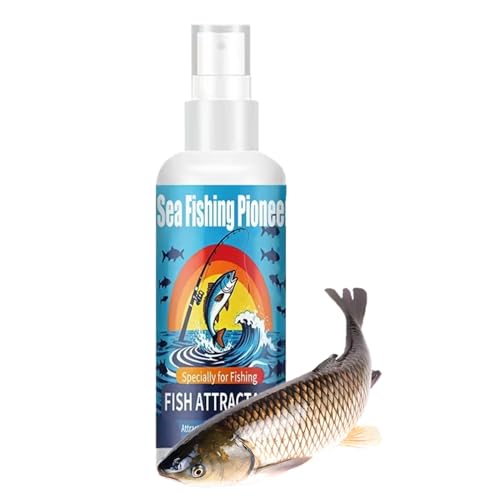 Fish Attractant Spray 100ML Concentrated Spray | Concentrated Fishing Bait for Pond Lake Seaside Water Trolling Outdoor Beginner Professional Lover